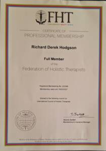 FHT Membership certificate