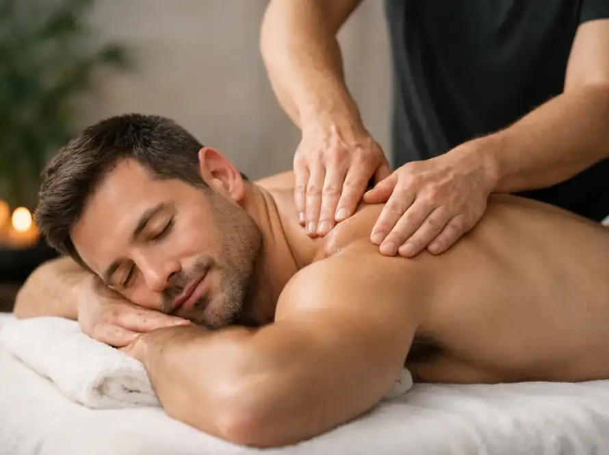 Stress Relief Massage for Men That Feels Safe