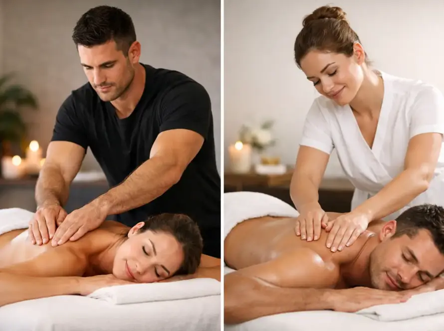 Male Therapist vs Female Therapist Massage