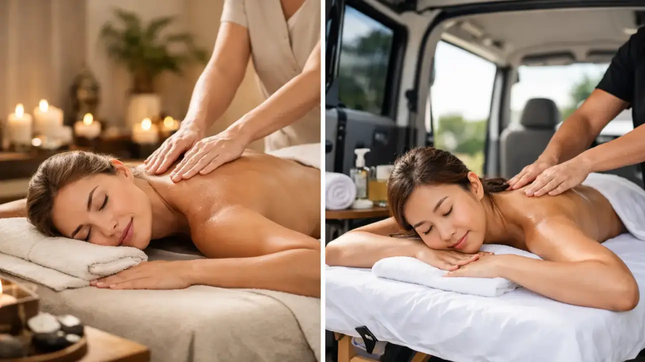 Studio Massage vs Mobile Massage Session