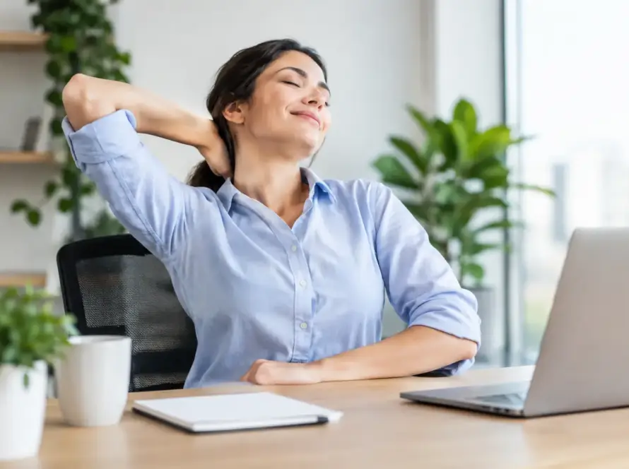 How to Relieve Desk Tension Without Pushing Through